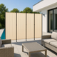 Składany parawan ogrodowy ModernHome by Multistore 4-panelowy 167 x 216 cm beżowy (AW-022/4TLG BEIGE) - obraz 9