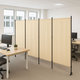 Składany parawan ogrodowy ModernHome by Multistore 4-panelowy 167 x 216 cm beżowy (AW-022/4TLG BEIGE) - obraz 11