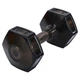 Гантель для фітнесу з покриттям TPU 1 штука Zelart Jelly Urethane Coated Dumbbell TA-2946-20LB (1x9кг) (1шт, TPU, чорний) - зображення 1