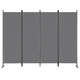 Składany parawan ogrodowy ModernHome by Multistore 4-panelowy 167 x 216 cm szary (AW-022/4TLG GREY) - obraz 2