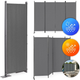 Składany parawan ogrodowy ModernHome by Multistore 4-panelowy 167 x 216 cm szary (AW-022/4TLG GREY) - obraz 10
