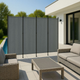 Składany parawan ogrodowy ModernHome by Multistore 4-panelowy 167 x 216 cm szary (AW-022/4TLG GREY) - obraz 11