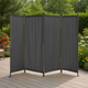 Składany parawan ogrodowy ModernHome by Multistore 4-panelowy 167 x 216 cm szary (AW-022/4TLG GREY) - obraz 12