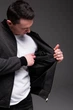 Бомбер кашемировый R.A. Cashmere 2XL серый в клетку 2309-2XL - изображение 6