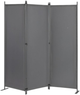 Składany parawan ogrodowy ModernHome by Multistore 3-panelowy 167 x 164 cm szary (AW-022/3TLG GREY) - obraz 3