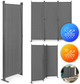 Składany parawan ogrodowy ModernHome by Multistore 3-panelowy 167 x 164 cm szary (AW-022/3TLG GREY) - obraz 10