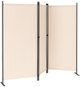 Складна садова ширма ModernHome by Multistore 3-панельна 167 x 164 см бежева (AW-022/3TLG BEIGE) - зображення 3