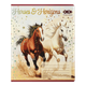 Зошит ZiBi 24 аркуші клітинка Horses 2 (ZB25.1770K) - изображение 1
