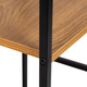 Стелаж ModernHome by Multistore дерев'яний 2 полиці лофт (CWJ302448 WILD OAK) - зображення 4