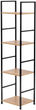 Стелаж ModernHome by Multistore дерев'яний 4 полиці лофт (CWJ3024112L WILD OAK) - зображення 3