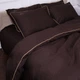 Комплект постельного белья Mirson Полуторный Евро 160х220 см 0211 Cacao Corner Сатин (2200008712501) - изображение 7