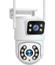 Беспроводная уличная IP камера видеонаблюдения Wifi Smart Camera 6Мп поворотная двойная видеокамера с ночной съемкой и удаленным доступом Rias - изображение 2