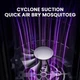 Антимоскитная аккумуляторная лампа уничтожитель комаров Mosquito Killing / Аккумуляторная ловушка от насекомых с подсветкой - изображение 6