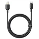Кабель Baseus Silky Series USB Type-C 2 м 2.4A чорний - зображення 3