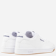 Sneakersy młodzieżowe chłopięce Reebok Court Clean 100074368 38.5 (6.5US) Białe z brązowym (1200143033012) - obraz 3