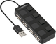 USB-хаб Esperanza EA161 4x USB 2.0 Black (5901299959909) - зображення 1