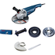 Профессиональная угловая шлифмашина (болгарка) Bosch GWS 2200 : 2200 Вт, 6500 об/мин, диск 230 мм - изображение 1
