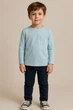 Лонгслів для хлопчика Fashion 888000-LB 122 Блакитний - изображение 2