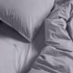 Набор простыней на резинке из вареного хлопка 160х200 SOFT VIOLET - изображение 6
