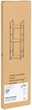 Regał ModernHome by Multistore drewniany 3 półki loft czarny (CWJ302480L BLACK) - obraz 4