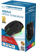 Mysz Esperanza Aquila EM132 Black (5901299959336) - obraz 3