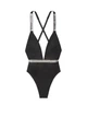 Суцільний купальник Victoria’s Secret Shine Strap S Чорний (26281529) - зображення 4