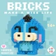 Конструктор фигурка Пиксели BRICKS Иа-Иа Eeyore Winnie The Pooh - изображение 5
