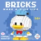 Конструктор фігурка Пікселі BRICKS Дональд Дак Donald Duck - зображення 4