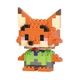 Конструктор фігурка Пікселі BRICKS лис Нік Крутихвіст Зоотрополіс Nick Wilde Zootopia - зображення 1