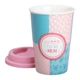Стакан керамический 420 (мл) с силиконовой крышкой Blessed to be mom RX-N240288BM (A-033436) - изображение 2