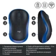 Мышь беспроводная Logitech M185 Blue (910-002239) - изображение 5