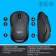 Мышь беспроводная Logitech M220 Silent (910-004878) Charcoal USB - изображение 8