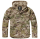 Анорак тактический Brandit Windbreaker мультикам, куртка на флисе военная, водонепроницаема теплая ветровка M - изображение 8