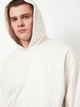 Худи утепленное оверсайз мужское 4F Sweatshirt M1310 4FWAW24TSWSM1310-11S S Бежевое (5905700118251) - изображение 4