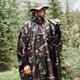 Тактичне маскувальне пончо-намет, пончо Brandit Rip-Stop Woodland вудленд, дощовик пончо - зображення 2