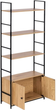Regał ModernHome by Multistore z zamykaną szafką 4 półki loft (CWG6024144L-WL-O) - obraz 2