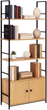 Regał ModernHome by Multistore z zamykaną szafką 4 półki loft (CWG6024144L-WL-O) - obraz 7