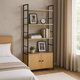 Regał ModernHome by Multistore z zamykaną szafką 4 półki loft (CWG6024144L-WL-O) - obraz 9