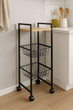 Стелаж ModernHome by Multistore з 2 кошиками та органайзером для полиць на колесах (SNJ293070Q-WL-O) - зображення 9