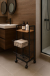 Стелаж ModernHome by Multistore з 2 кошиками та органайзером для полиць на колесах (SNJ293070Q-WL-O) - зображення 11