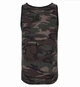 Камуфлляжная армейская летняя майка Brandit Dark Camo, футболка без рукавов Brandit M - изображение 2