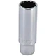 Головка торцевая Toptul длинная 1/4" 12мм 12-гранная (BAEF0812) - изображение 1