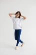 Дитяча футболка Oversize Наталюкс 40р. 158см-164см білий (4133193200071) - зображення 4