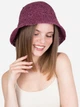 Панама женская плетеная SumWin Монмарт-Fashion LU-036-01 54-57 Бордовая (ROZ6501091749) - изображение 2