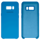 Чехол силиконовый FULL противоударный Premium для Samsung S8 (10) Azure Лазурный - изображение 1