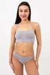 Бесшовный топ на тонких бретелях Giulia CAMI TOP L/XL Grey-griffin, кроп топ из микрофибры, повседневный - изображение 3