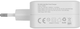 Ładowarka sieciowa Choetech GaN USB-A USB-C QC 3.0 PD 3.0 65W White (PD8002) - obraz 4
