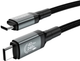 Kabel Choetech USB4.Gen 3, 40 Gbps, 240W, C-męski/C-męski, 1.2 m (XCC-1040) - obraz 2
