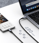 Kabel Ugreen US316 USB Type-C do USB Type-C Cable Aluminum Case with Braided 1.5 m Black (UGR-70428) - obraz 5