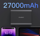 Powerbank Choetech 27000mAh 222.5W 2xUSB-C PD3.0 100+100W 2xUSB-A QC3.0 22W Black (B635-BK) - obraz 4